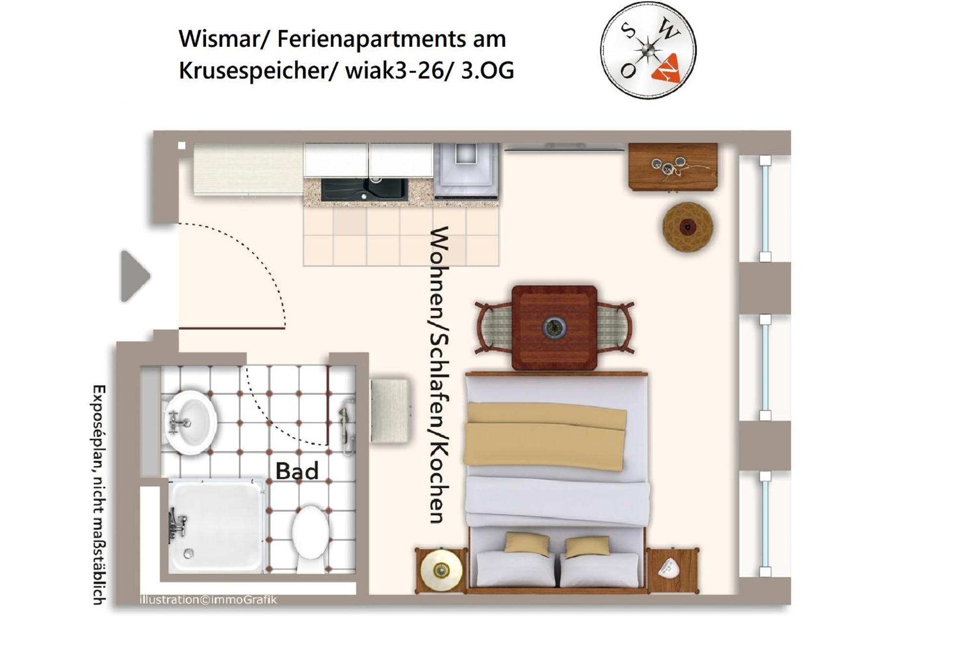 Ferienapartments Am Krusespeicher Ferienapartments Am Krusespeicher 3-26 Wismar Exterior foto